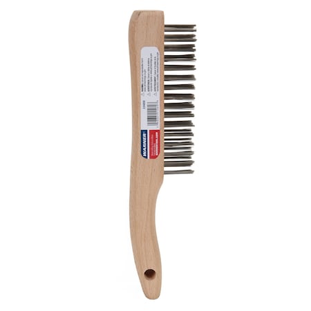 Warner Warner 4 in. W X 10 in. L Stainless Steel Wire Brush 11469